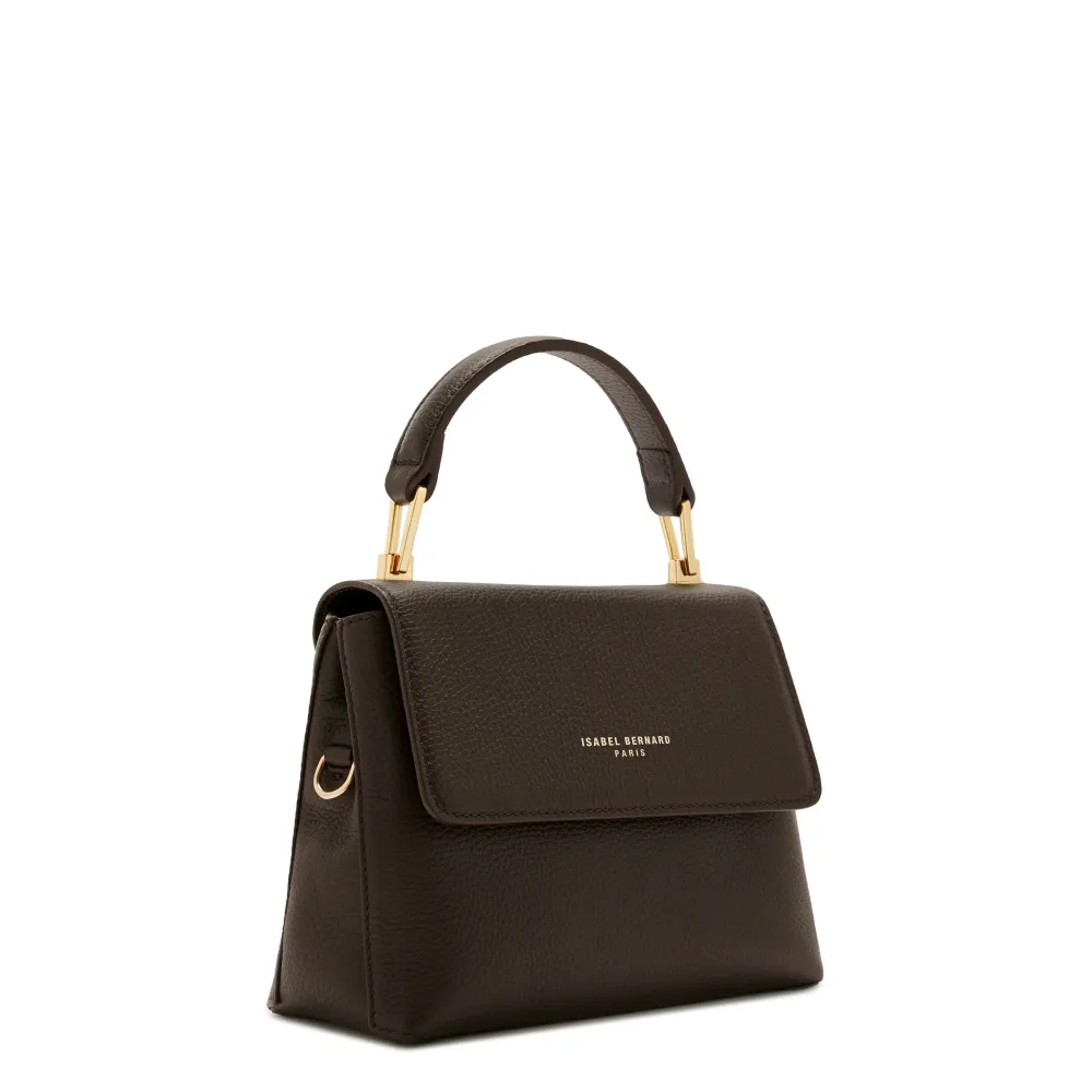 Femme Robusto Heline marrone borsetta pelle di vitello