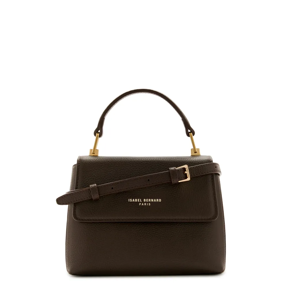 Femme Robusto Heline marrone borsetta pelle di vitello