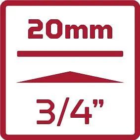 GEDORE anello di bloccaggio rosso/perno 3/4 per SW17-50mm 3300634