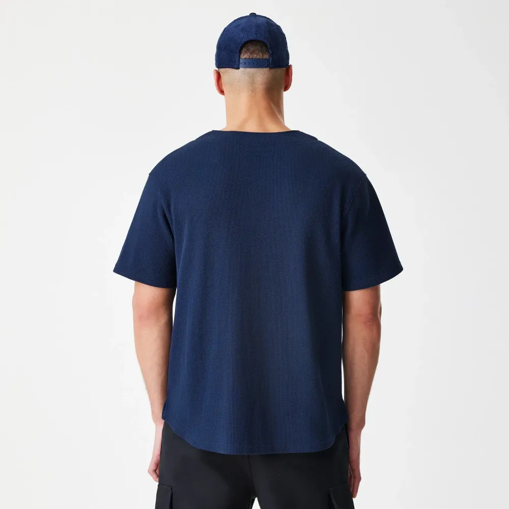 Jersey Nuova Era Waffle Blu Navy Xs