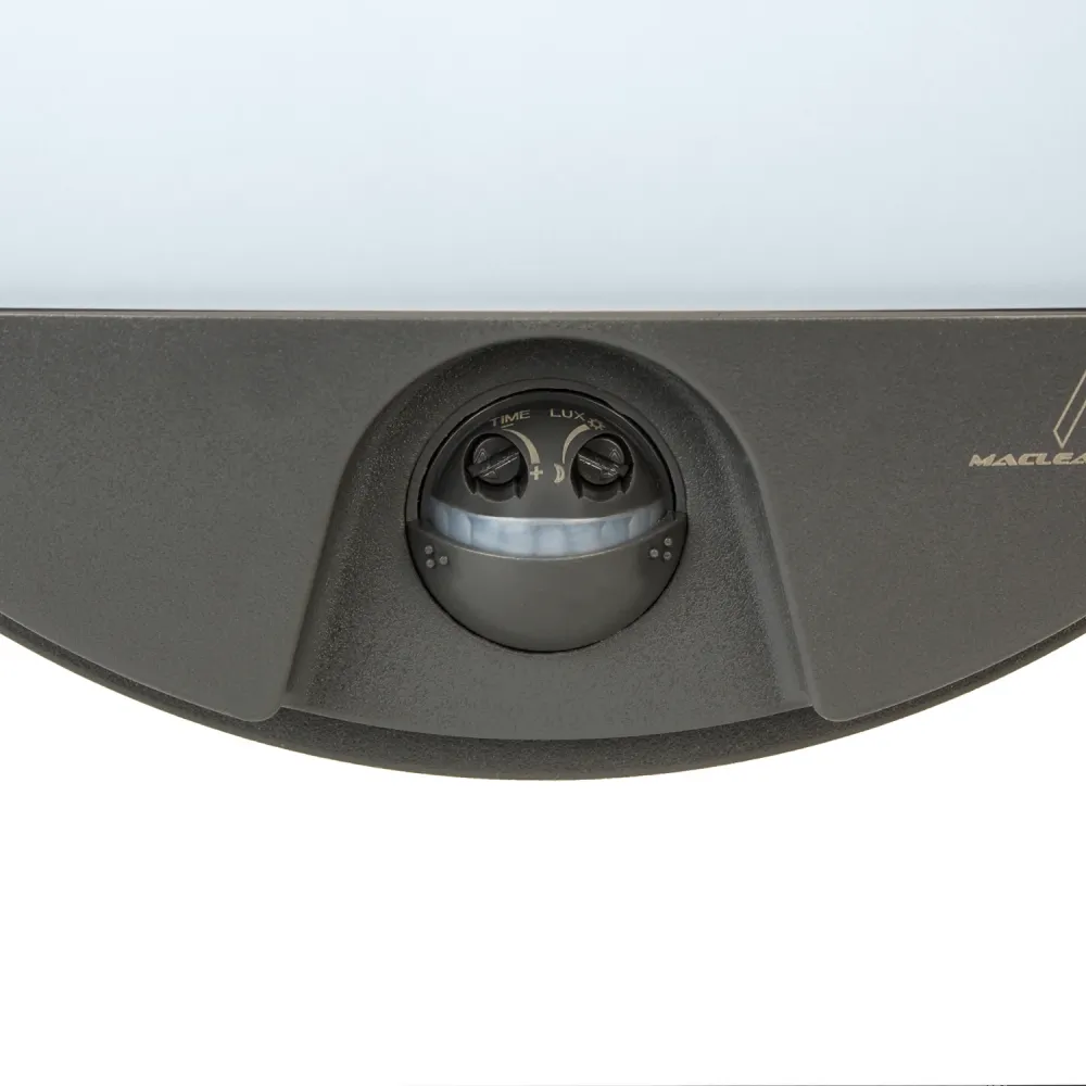 Maclean Energy MCE291 GR LED Lamp Infrared Motion Sensor Twilight Sensor tenuta stagna 1100lm 15W IP54