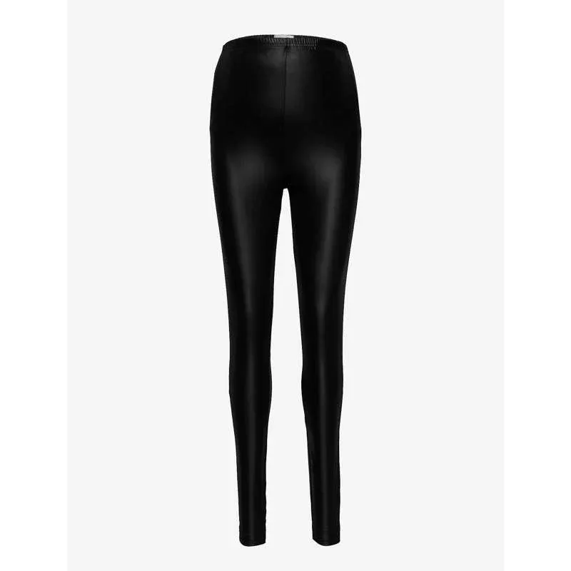 Mamalicious MLNEWTESSA Jersey HW Leggings Læderbuks
