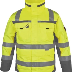 Parka di protezione dagli avvisi PKA giallo/grigio taglia: S WIPA-GE-002