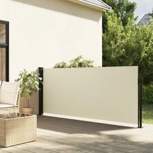 Tenda laterale retrattile panna 140x300 cm