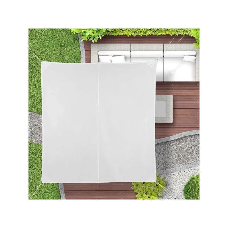 Tenda Vela quadrata bianca 3,6x3,6m