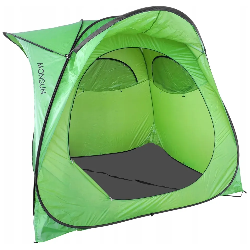 Tourist spacious tent floor Monsun LXMS1, microfibra fabric, waterproof material, functionality and comfort