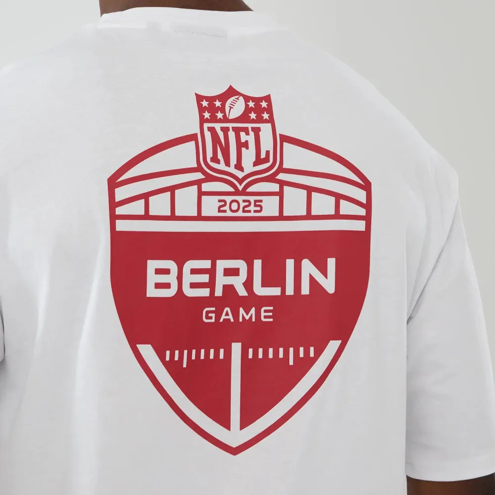 T-Shirt Larghissimo Atlanta Falcons NFL Bianca Xs
