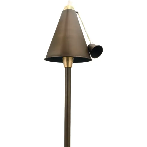Unique Lighting Systems - IB-NL - Islander 12V Weathered Ottone Torch and Down Light, No Lamp