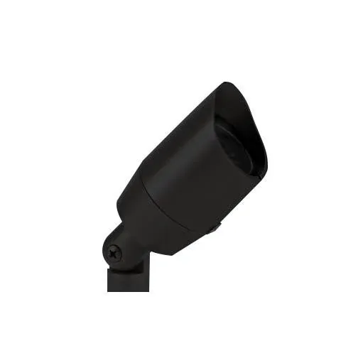 Vista Outdoor Lighting - GR-5006-B-NL - 5006 Vista Aluminum Bullet Ground Spike and Shroud, Nero notte, No Lamp