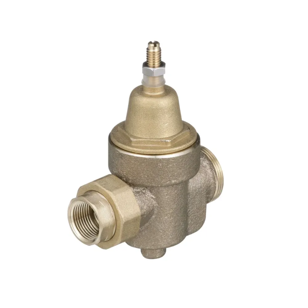 Watts LFN55BM1 U 3/4 3/4 Lead Free Water Pressure Reducing Valve, NPT Thread Union x NPT Female, Max Work 400 psi, Adjust...