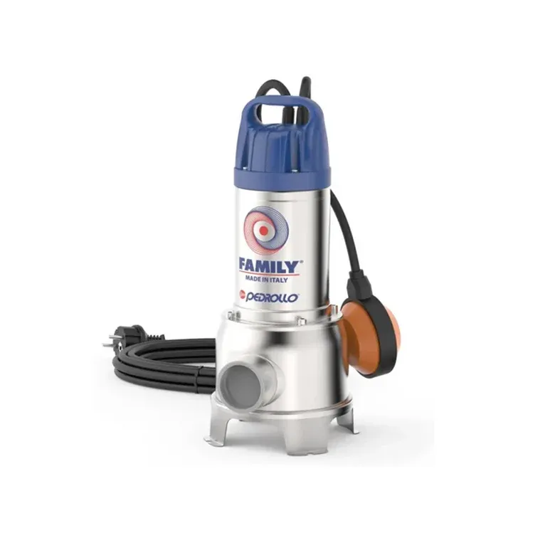 Elettropompa sommergibile per drenaggio acque sporche e liquami acciaio inox - Family Pedrollo Fashion