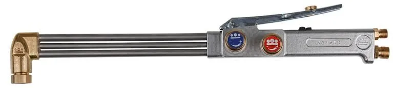 Cannello da taglio manuale ELMAG 'Dortmund I' leva molla lunghezza: 500 mm testa del bruciatore 180° oss...
