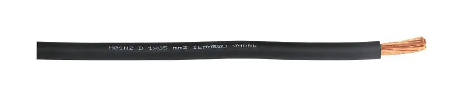 Cavo di saldatura ELMAG CU 95mm² gomma H01N2-D HAR pacco: 50m 55308