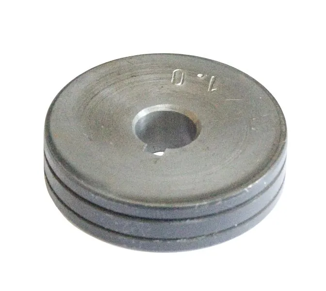 Rullo di alimentazione ELMAG 09 mm EM162/161 (Ø esterno 30 mm/Ø interno 10 mm larghezza 18 mm) per filo animato HF per EUR...