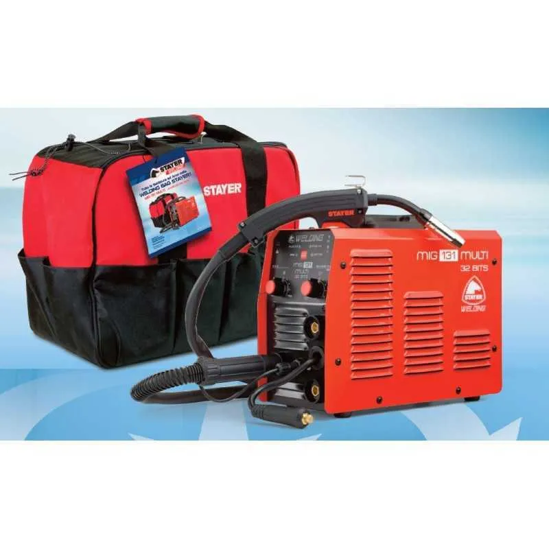 Saldatrice filo nogas stayer - numerosi mig 131ful - c/filo c/torcia+kit tig+arco