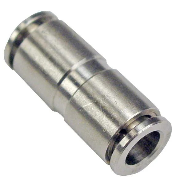 timmer BS-GV-8-VA connettore diritto acciaio inossidabile tubo adattabile Ø: 8 mm conf.: 10 pezzi 03079017