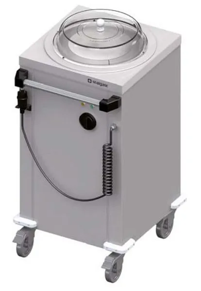 Stalgast Distributore doppio piatto riscaldato mobile 1000x510x880 mm per sistemi di servizio cibo ZS10113