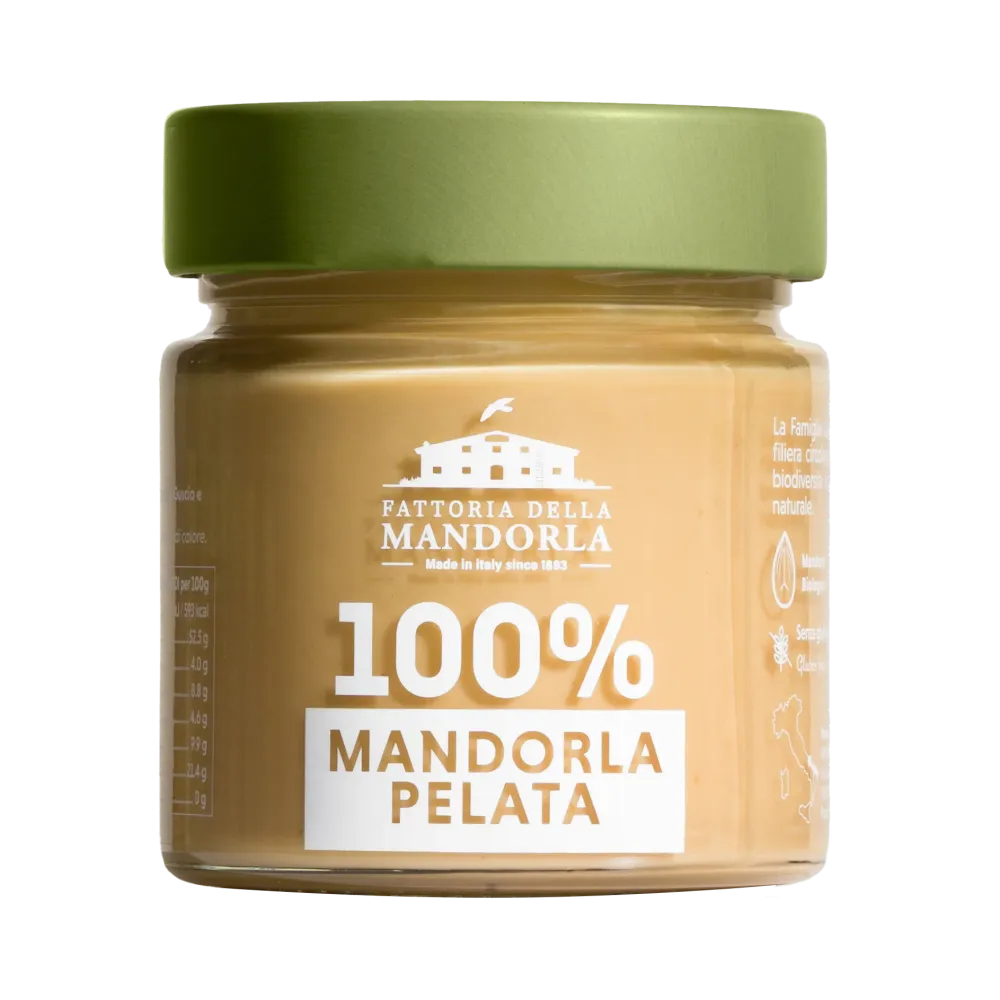 Crema di Mandorla Pelata 200g X CANALE ESCLUSIVO