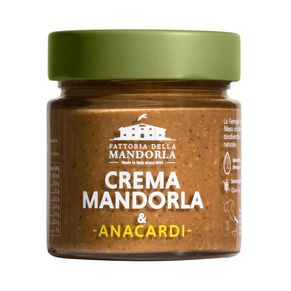 Crema di Mandorle e Anacardi 200 g X CANALE ESCLUSIVO