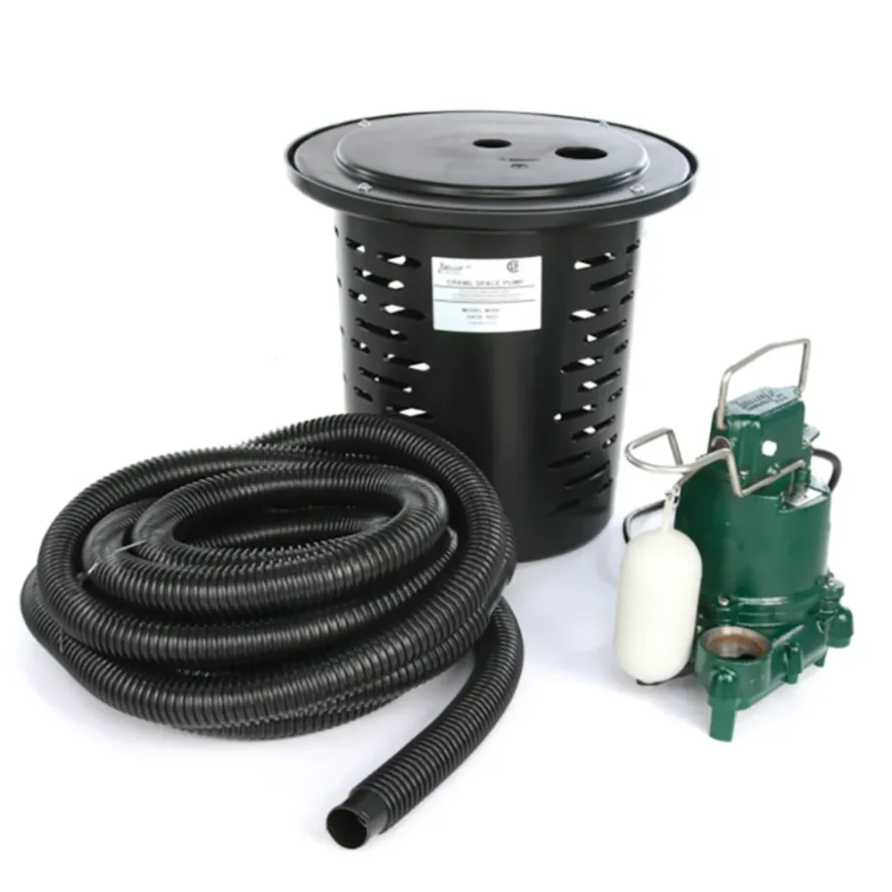 Zoeller 108-0001 Crawl Space Drainage System M53 — Preassembled per Sgorgare WC