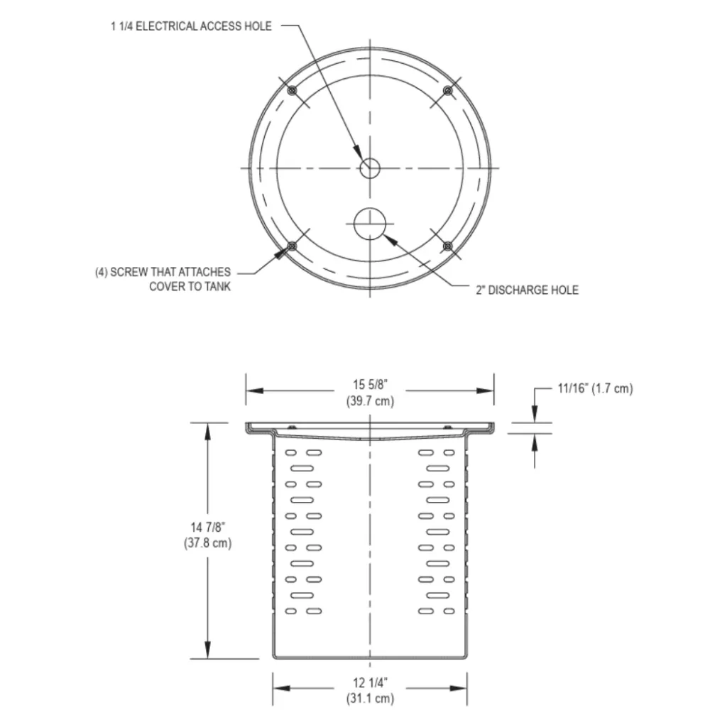 Zoeller 108-0001 Crawl Space Drainage System M53 — Preassembled per Sgorgare WC