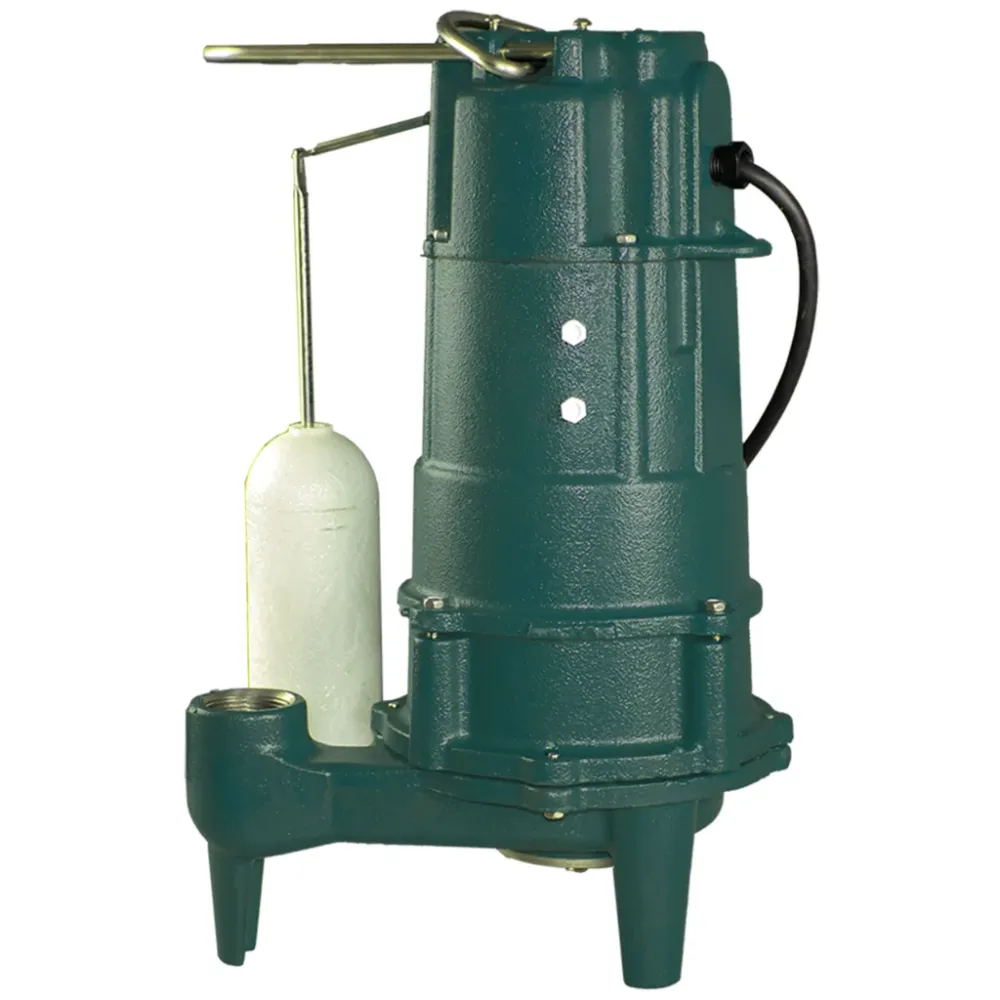 Zoeller 803 Grinder Pump 15′ Cord — 1 HP Residential Grinder Pump 803-0001 Senza Prodotti Chimici