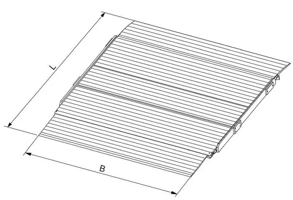 Altec rampa di carico mobil HF lunghezza: 2235 mm larghezza: 1500 mm capacità di carico: 4000 kg 30600024