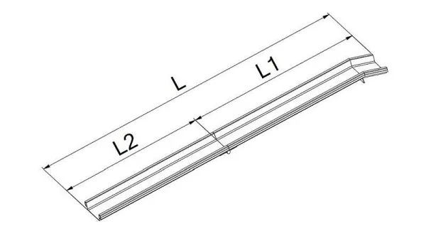 Binari di carico Altec ABS-F lunghezza: 2985 mm carico su un asse: 110 kg conf: 1 paio 08255003