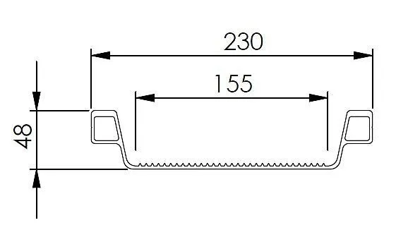 Binari di carico Altec ABS-Z lunghezza: 3525 mm carico su un asse: 80 kg conf: 1 paio 08266003