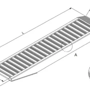 Binari di carico Altec AVS130MR lunghezza: 3590 mm larghezza: 419 mm conf: 1 paio 13010009