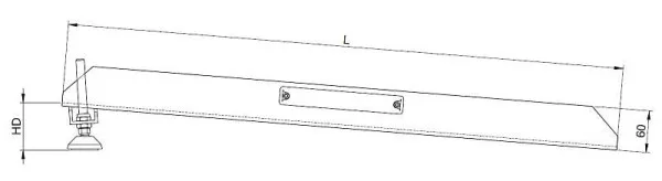 Ponte traverse Altec SBK-N 500 mm 30700112
