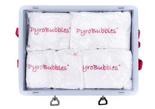 Contenitore batteria DENIOS PP 23 litri XS-Box 2 Basic riempimento PyroBubbles® 261-766
