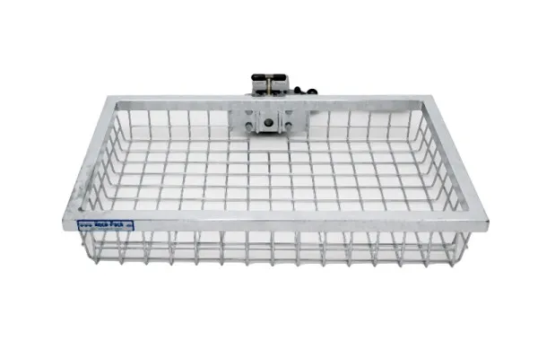 Portapacchi posteriore Optimal abbassabile con sgancio veloce nelle dimensioni 800 x 500 x 125 mm 131350 Heck-Pack