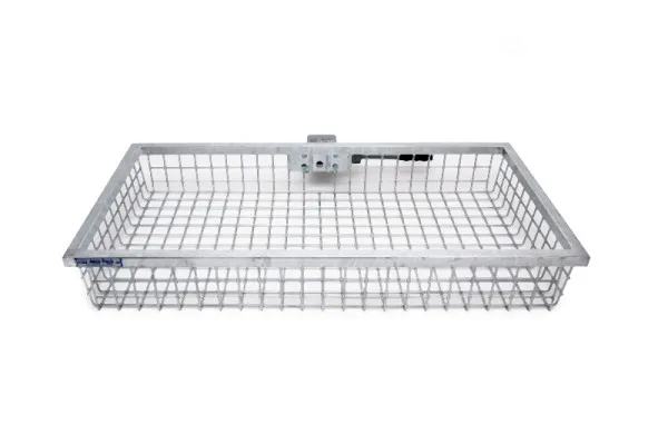 Portapacchi posteriore Optimal con sgancio veloce nelle dimensioni 1200 x 600 x 175 mm 101466 Heck-Pack