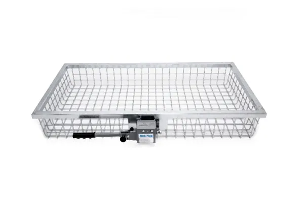 Portapacchi posteriore Optimal con sgancio veloce nelle dimensioni 1200 x 600 x 175 mm 101466 Heck-Pack