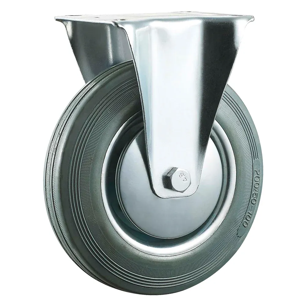 Ruota Per Carrelli Ãe¸ Mm 80 - Piastra Mm 105 X 85 - Capacitãe Kg 60 - Uniko