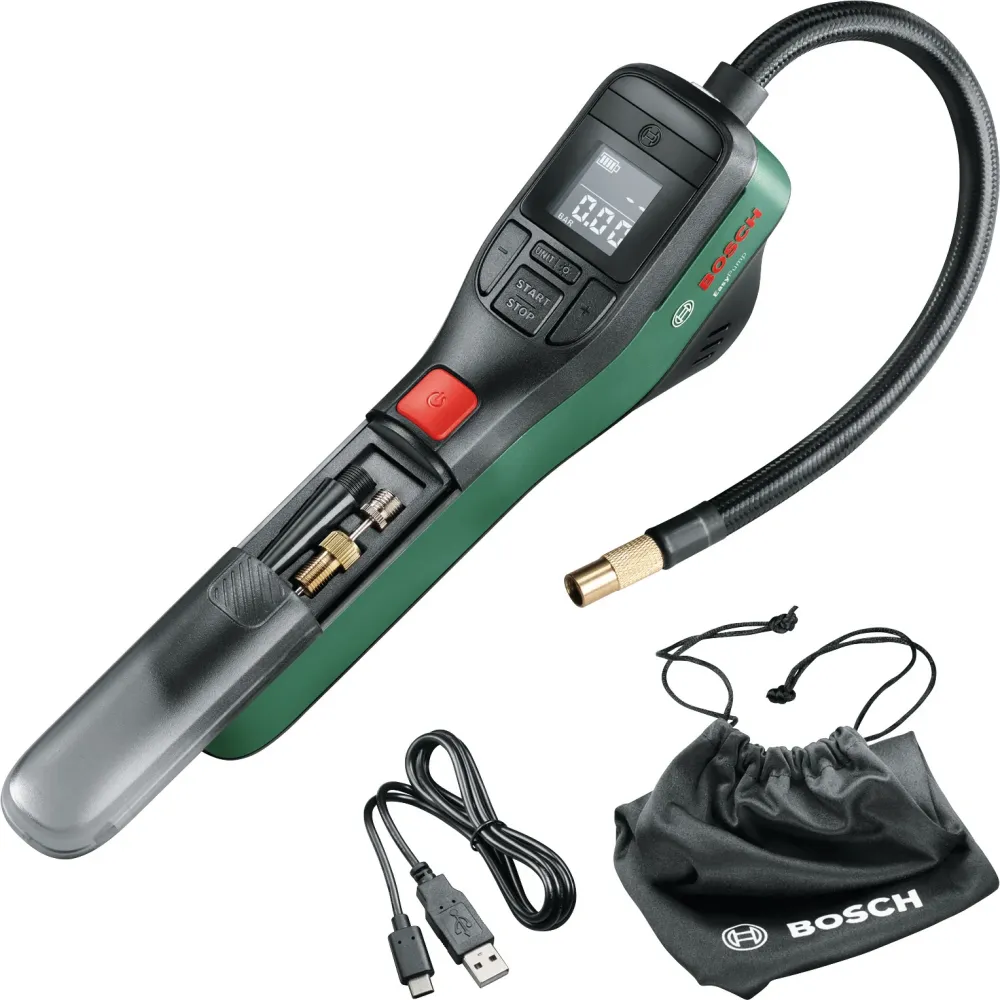 Bosch Minicompressore Batteria Easy Pump 3,6 V