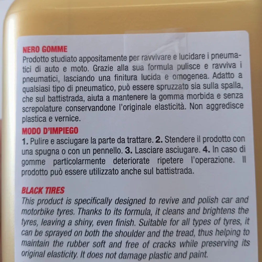 Smash 1lt nero gomme