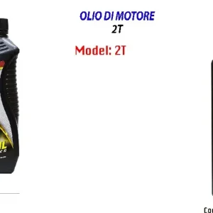 Olio Motore Lubrificante Miscela Per Motorini Moto Due Tempi Rennoil High Power 2t