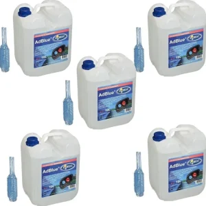 LUBEX AD BLUE Additivo 5 Taniche Con Beccuccio Litri 10 Ognuno