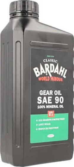 BARDAHL Classic Gear Oil SAE 90 API GL1 100% Minerale Olio Ingranaggi Monogrado Per Auto D'epoca 1 LT