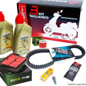 Bergamaschi Kit Tagliando Completo Moto Yamaha YP Majesty 400 cc 2009-2013 A2Zworld