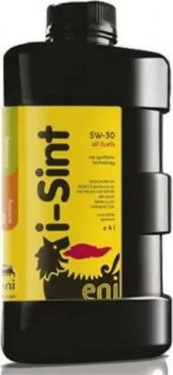 Eni I-sint 5w30 Olio Per Auto 1 Lt Lubrificante I-sint 5w-30 All Fuels Eco-friendly & Fuel Economy Da 1 Litro