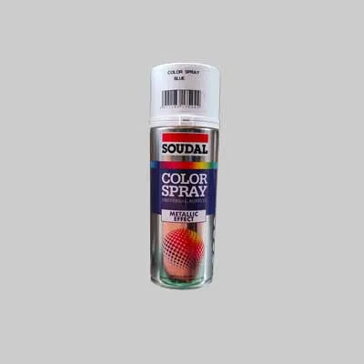 Bomboletta Spray Metallizzato Soudal 400 Ml - Nero - 6 Pezzi- Soudal