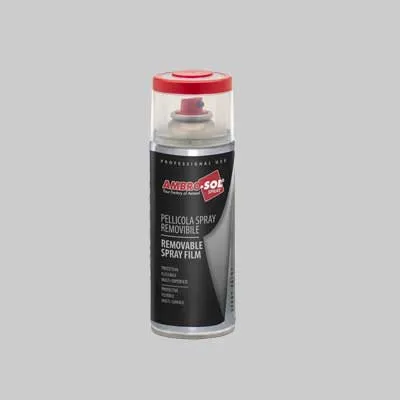 Pellicola Spray Removibile 400 Ml Trasparente Opaco - 6 Pezzi- Ambrosol