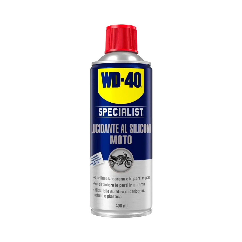 Spray Wd-40 Lucidante Al Silicone Moto Ml. 400