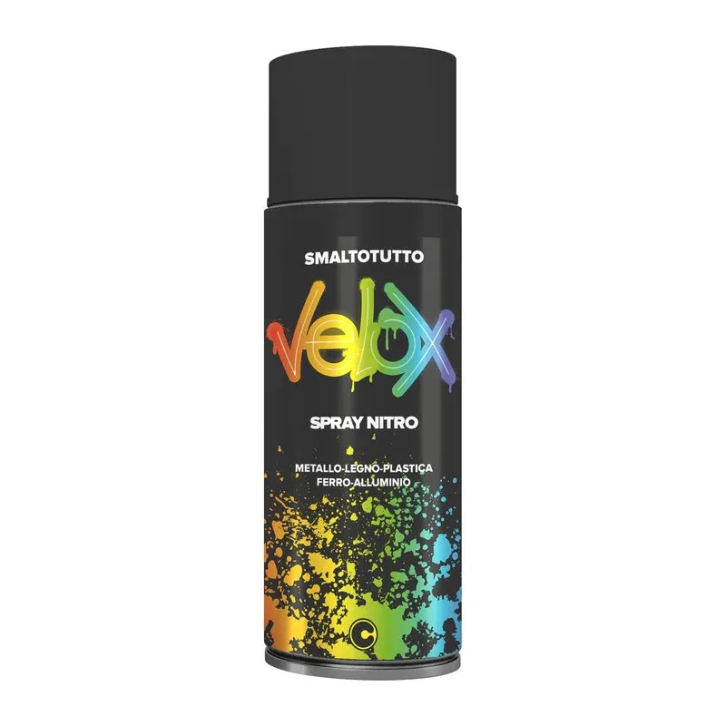 Velox Spray Nitro Nero Opaco N.125- Ital G.E.T.E.- 6,0 Pz