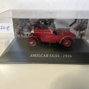 Amilcar CGSS rosso scuro/bordeaux del 1926
