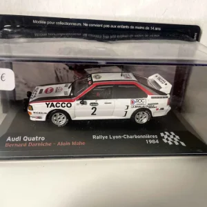 Audi Quattro bianca numero 2 - Rally Lione-Charbonnières del 1984