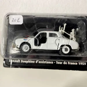 Auto assistenza Renault Dauphine bianca - Tour de France 1959